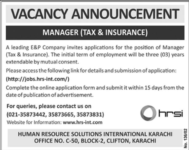 Human Resource Solution International HRSI Apply Jobs 2025 Human Resource Solution International HRSI Karachi Job 2025