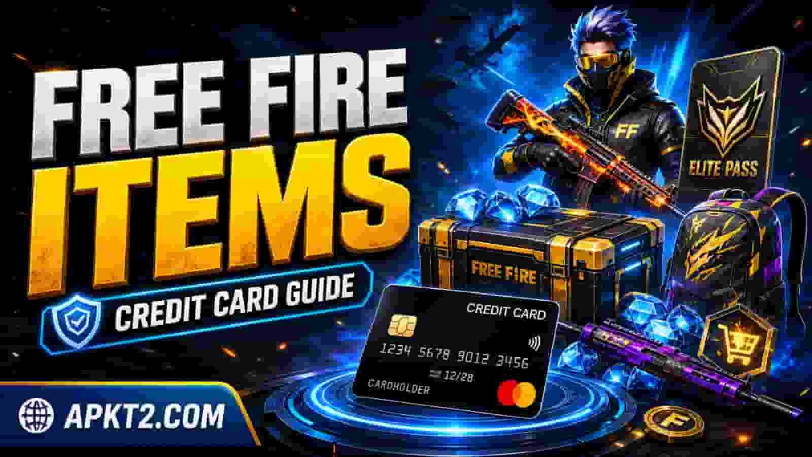 Free Fire In-Game Items Purchase Guide with Credit Card